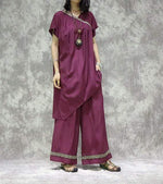 Buddhatrends Rose / One Size Gisele OOTD Tops + Palazzo Pants
