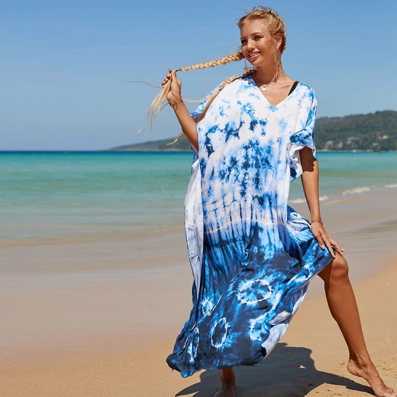 Seaside Tie Dye Beach Dress