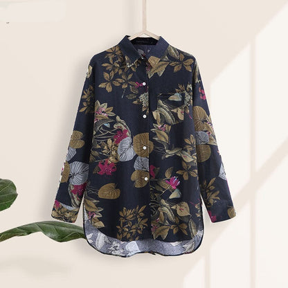 Buddhatrends shirt Eliza Loose Nature Inspired Shirt