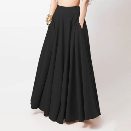 Buddhatrends Skirt black / XXL Party Beach Maxi Long Skirt