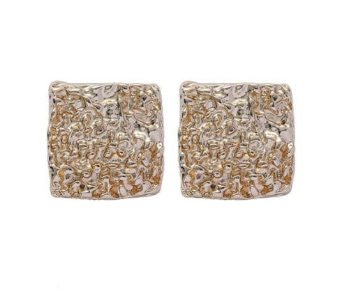 Buddhatrends Square Shaped Stud Earrings