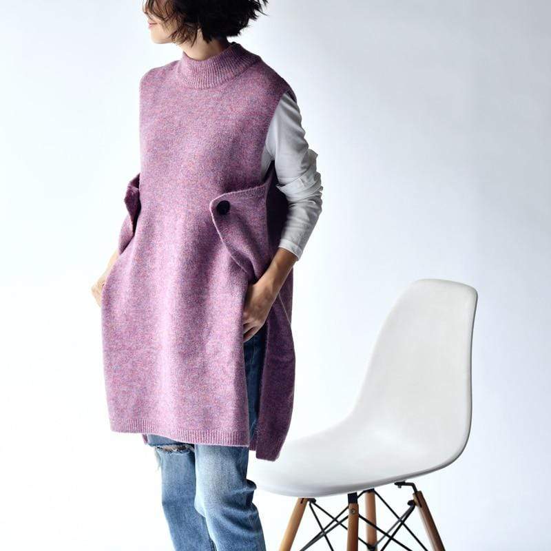 Buddhatrends sweater Catherine Versatile Sleeveless Sweater