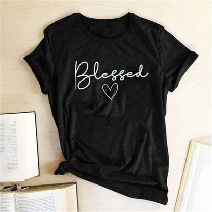 Buddhatrends T-Shirt BK / M Graphic Blessed Heart T-Shirt