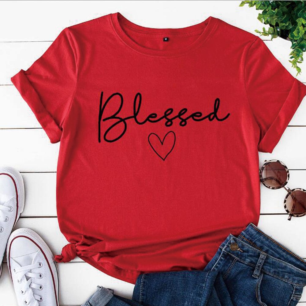 Buddhatrends Camiseta Graphic Blessed Heart Camiseta
