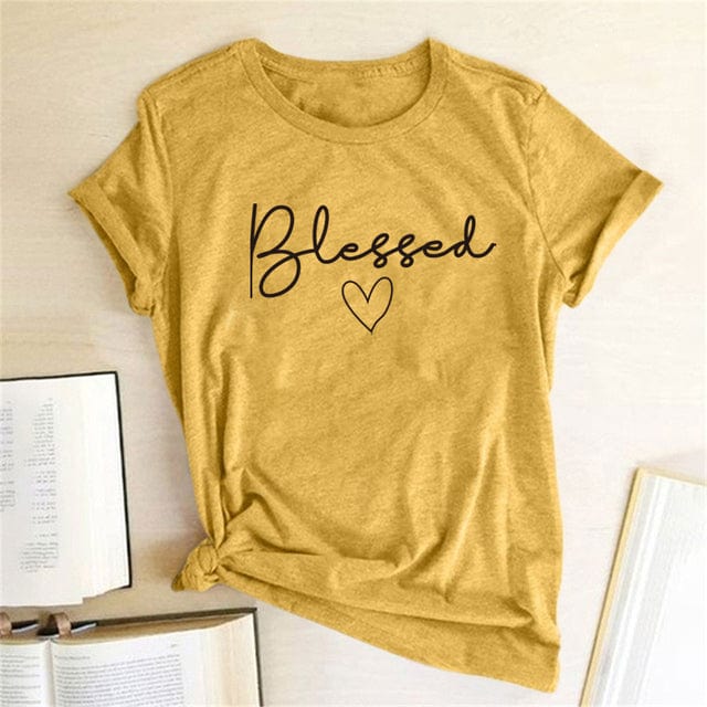 Buddhatrends T-Shirt YW / M Graphic Blessed Heart T-Shirt