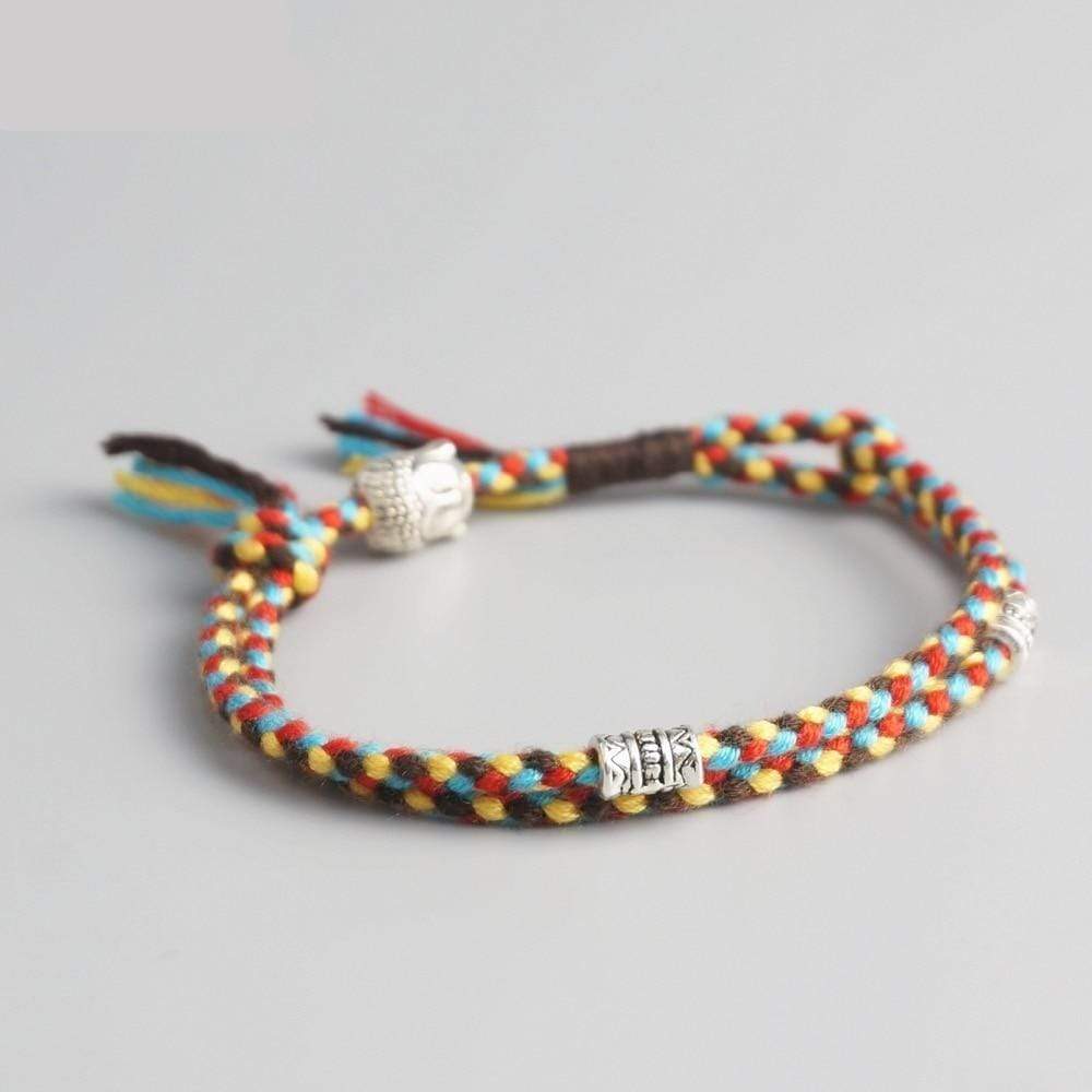 Мотузковий браслет тибетського Будди Buddhatrends