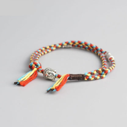 Bracelet en corde de Bouddha tibétain Buddhatrends