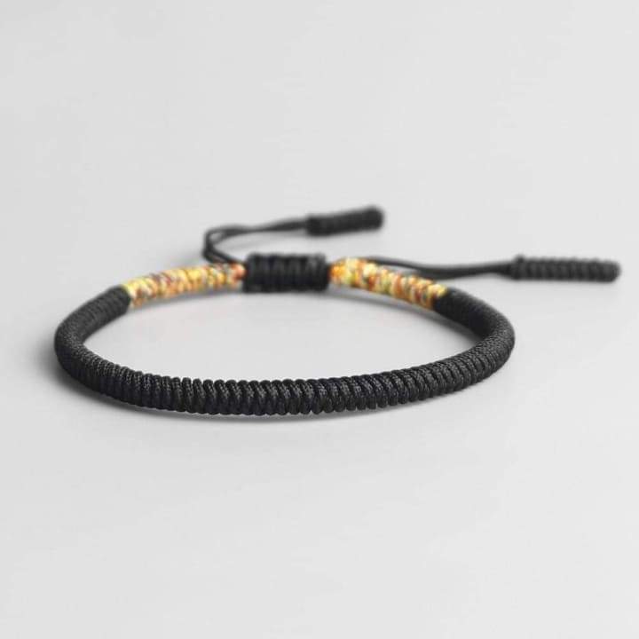 Buddhatrends Tibetan Buddhist Black Lucky Charm Bracelet