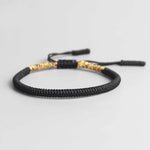 Tibetan Buddhist Black Lucky Charm Bracelet