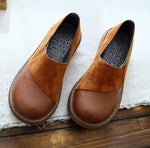 Vintage Inca Yuvarlak Burunlu Ayakkabı