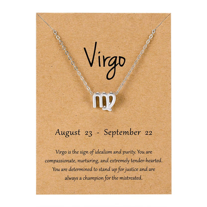 Buddhatrends Virgo- Zodiac Sign Pendant Necklace
