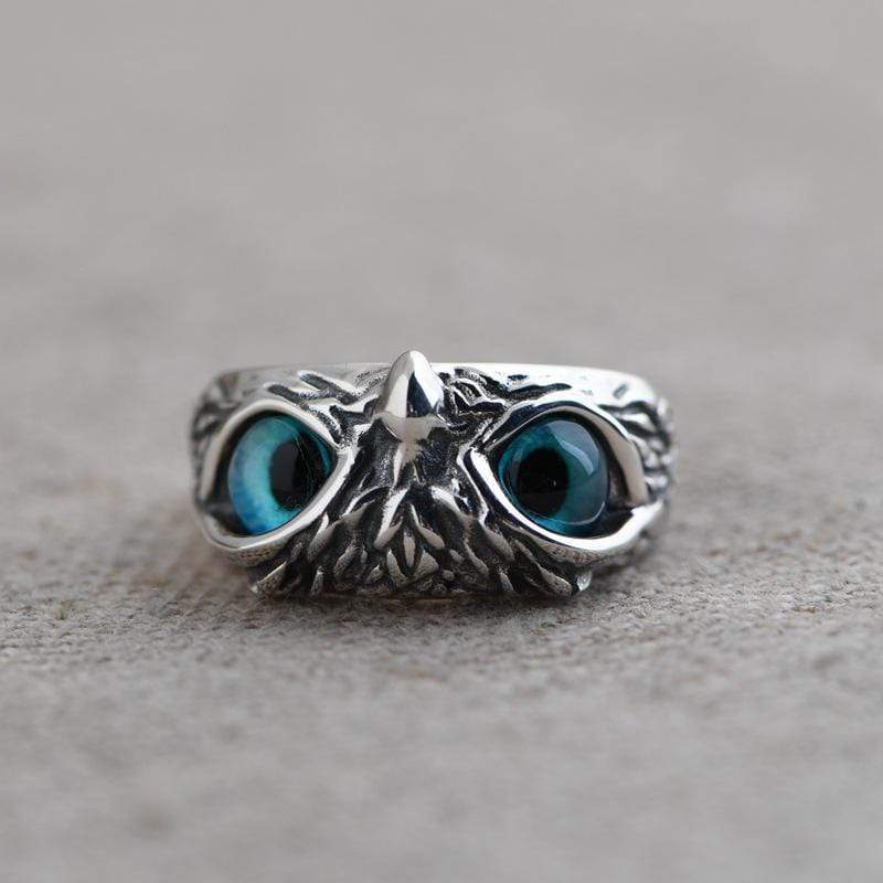 Stříbrný prsten Buddhatrends Wise Owl 925