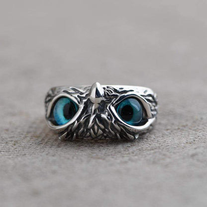 Buddhatrends Wise Owl 925 Sterling Silber Ring